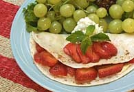 Picture of Fruit and Cinnamon Quesadilla Recipe - Item No. 116-fruitcinnamonquesa Picture of Fruit and Cinnamon Quesadilla Recipe - Item No. 116-fruitcinnamonquesa