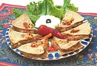 Picture of Easy Quesadillas Mexican Recipe - Item No. 135-easyquesadillas Picture of Easy Quesadillas Mexican Recipe - Item No. 135-easyquesadillas
