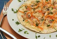 Picture of Vegetarian Pizzas Recipe - Item No. 158-vegetarianpizza Picture of Vegetarian Pizzas Recipe - Item No. 158-vegetarianpizza
