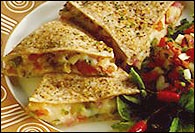 Picture of Mission Tortillas Veggie Quesadillas Recipe - Item No. 168-mission-veggie-quesadilla Picture of Mission Tortillas Veggie Quesadillas Recipe - Item No. 168-mission-veggie-quesadilla