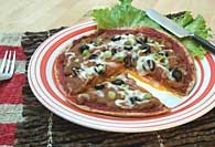 Picture of Quesadilla Pizza Recipe - Item No. 315-quesadillapizza Picture of Quesadilla Pizza Recipe - Item No. 315-quesadillapizza