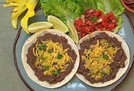 Picture of Black Bean Tortilla Melt Recipe - Item No. 318-blackbeantortillamelt Picture of Black Bean Tortilla Melt Recipe - Item No. 318-blackbeantortillamelt