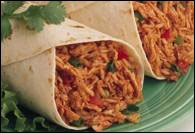 Picture of Chicken and Rice Burritos Mexican Recipe - Item No. 349-chickenrice-burritos Picture of Chicken and Rice Burritos Mexican Recipe - Item No. 349-chickenrice-burritos