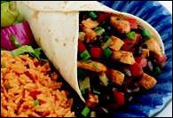 Picture of Turkey and Black Bean Wraps Recipe - Item No. 382-turkey-blackbeanwraps Picture of Turkey and Black Bean Wraps Recipe - Item No. 382-turkey-blackbeanwraps