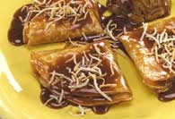 Picture of Cajeta - Caramel Crepes Dessert Recipe - Item No. 441-caramelcoconutcrepes Picture of Cajeta - Caramel Crepes Dessert Recipe - Item No. 441-caramelcoconutcrepes