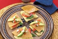 Picture of Vegetarian Quesadillas Mexican Recipe - Item No. 444-veggiequesadillas Picture of Vegetarian Quesadillas Mexican Recipe - Item No. 444-veggiequesadillas