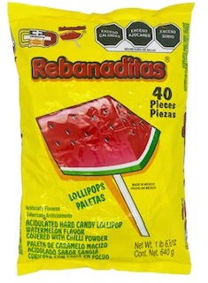 Vero Rebanaditas / Watermelon Mexican Candy 40 Pieces